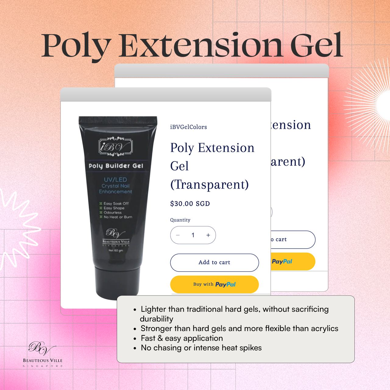 Poly Extension Gel (Transparent)