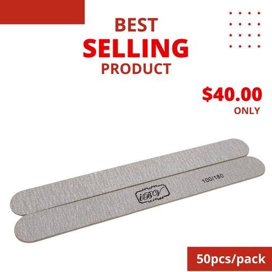 Nail File 100/180 (50pcs/pack)