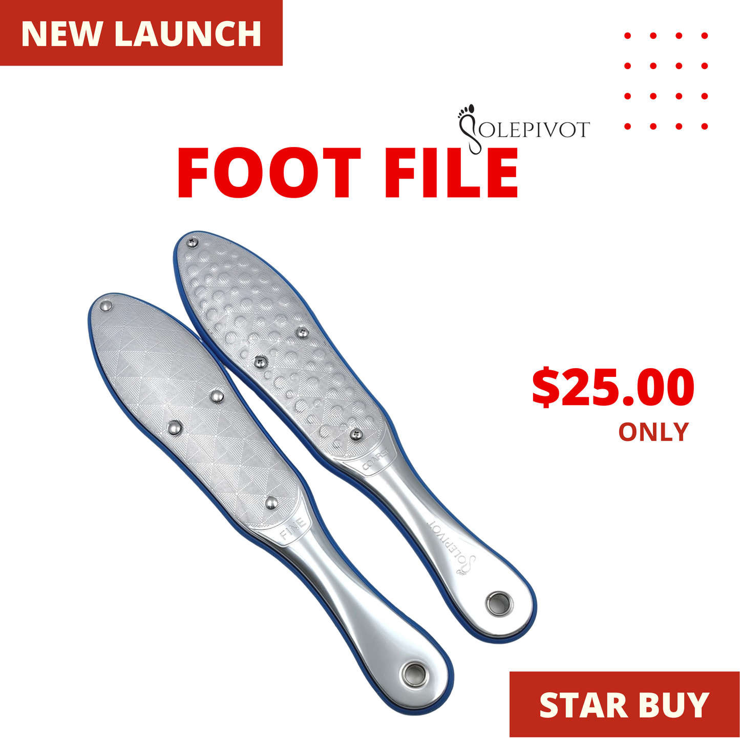 SOLEPIVOT FOOT FILE