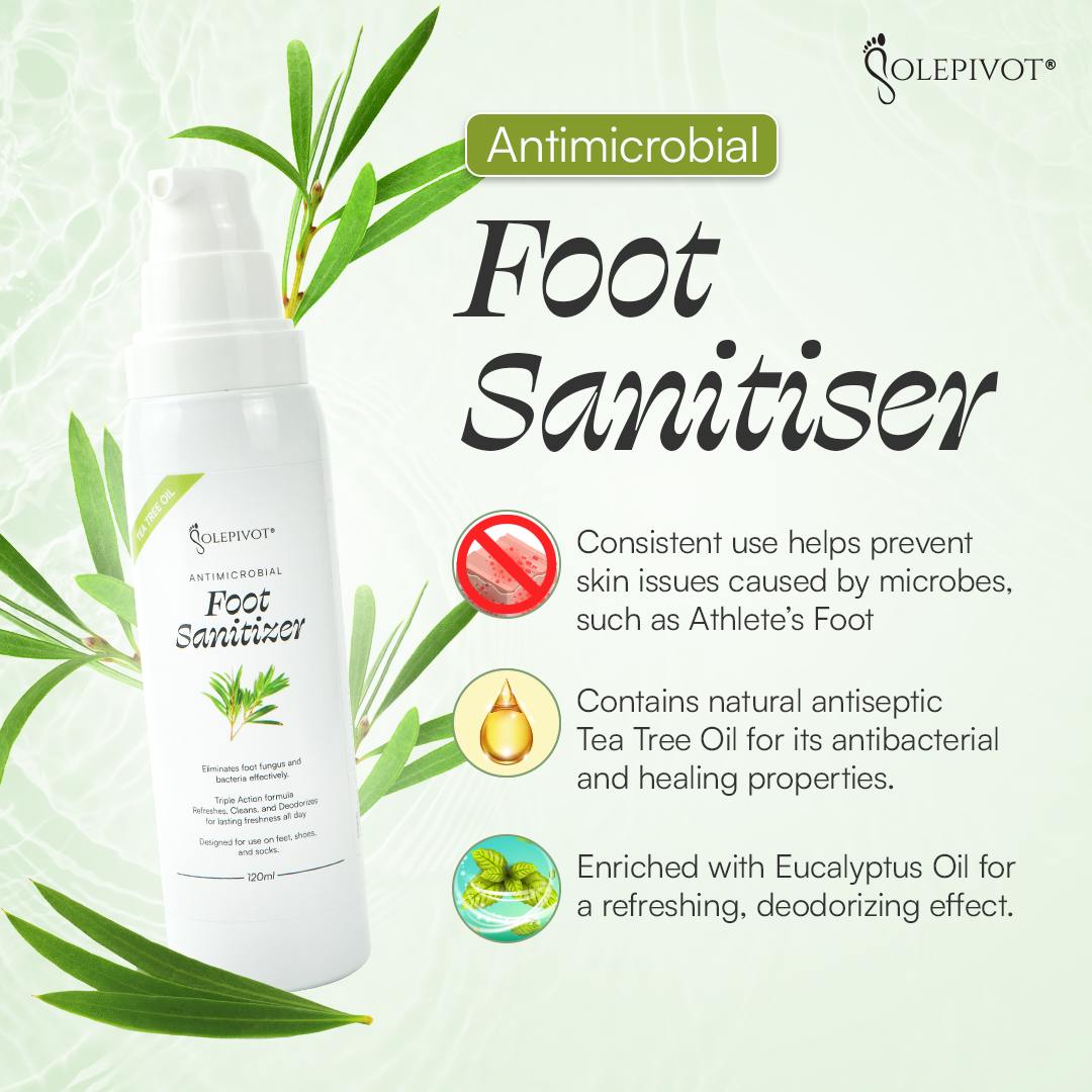 SolePivot Antimicrobial Foot Sanitizer